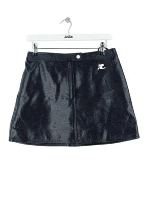 Jupe Courrèges Marine en Coton, taille S - Seconde Main