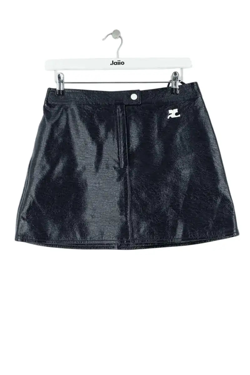 Jupe Courrèges Marine en Coton, taille S - Seconde Main