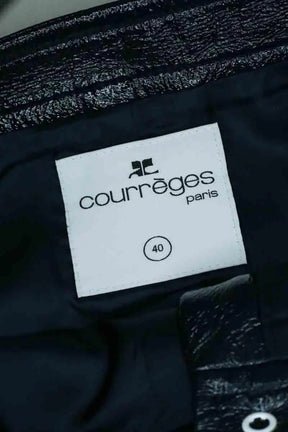 Jupe Courrèges Marine en Coton