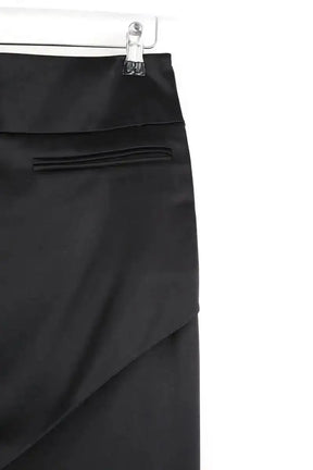 Jupe Courrèges Noir en Synthétique