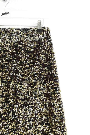 Jupe Des Petits Hauts Doré en Polyester