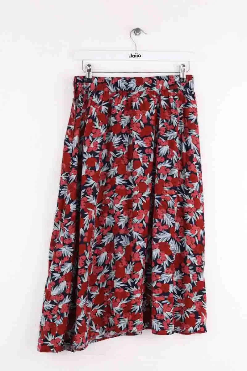 Jupe Des Petits Hauts Rouge en Viscose