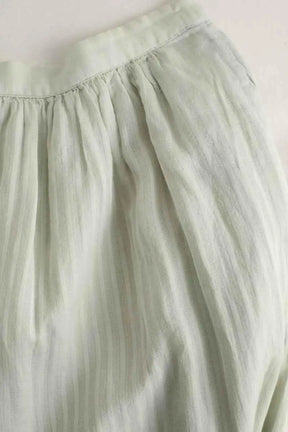 Jupe Des Petits Hauts Telou Vert en Viscose