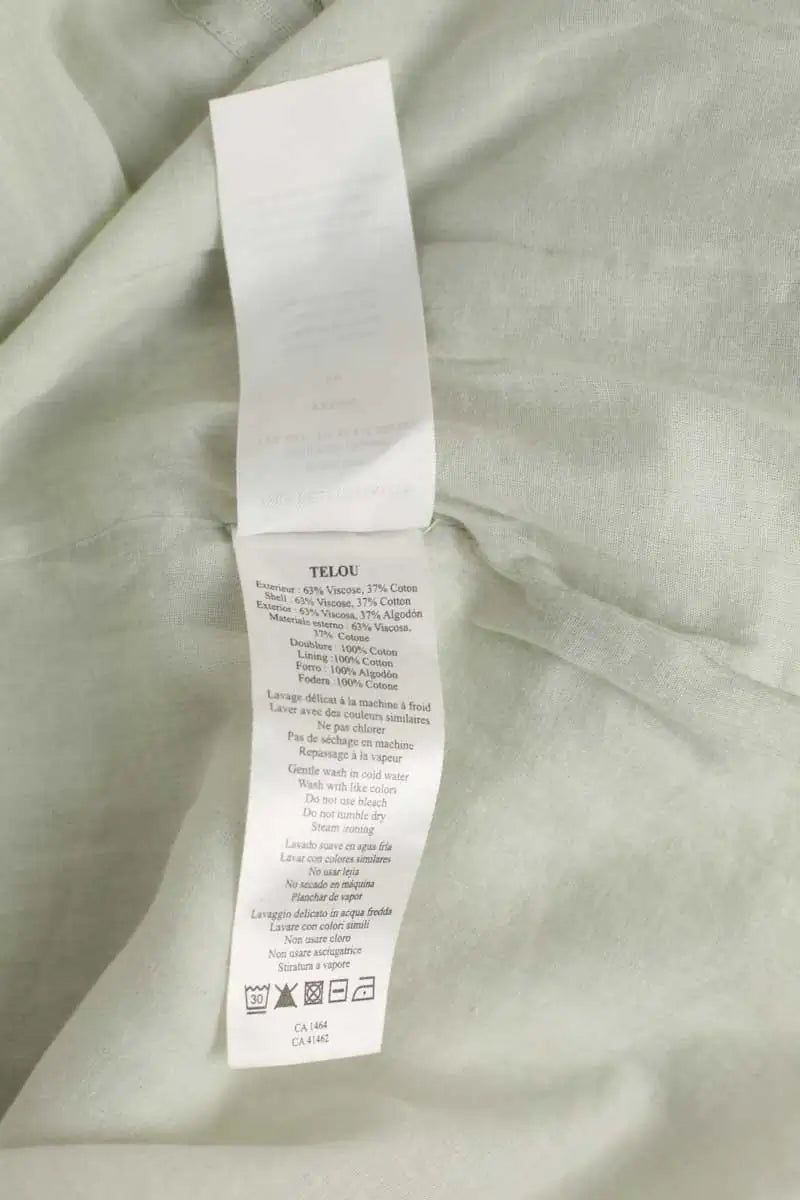 Jupe Des Petits Hauts Telou Vert en Viscose
