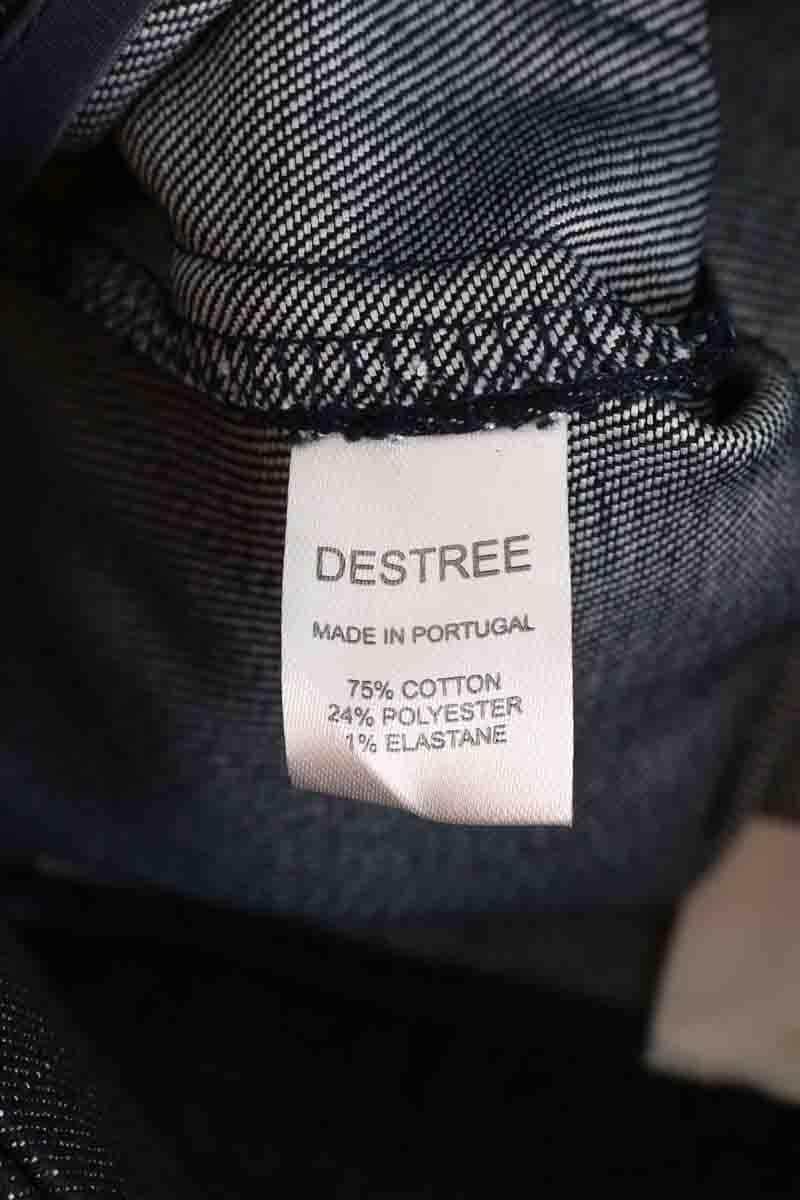 Jupe Destree Takashi denim jupe crayon avec poches circulaires Bleu en Denim