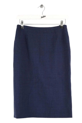 Jupe Dior Bleu en Laine, taille M - Seconde Main