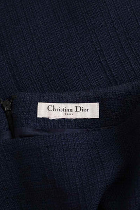 Jupe Dior Bleu en Laine