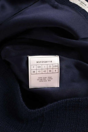 Jupe Dior Bleu en Laine