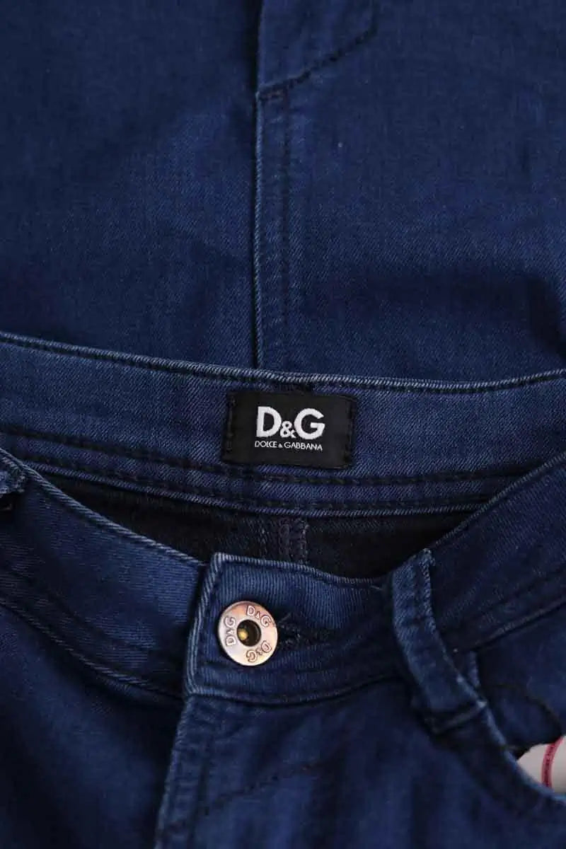 Jupe Dolce & Gabbana Bleu en Coton