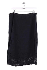 Jupe Dolce & Gabbana Noir en Coton, taille XL - Seconde Main