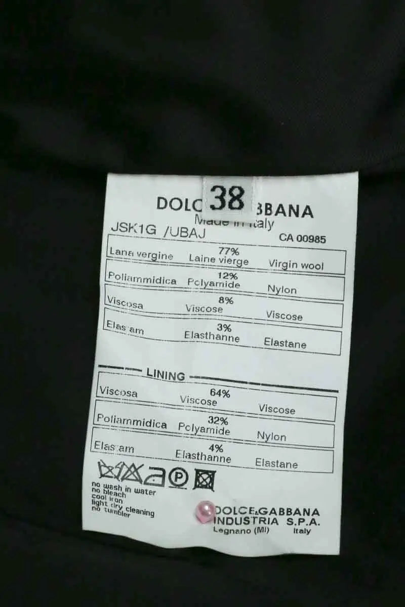 Jupe Dolce & Gabbana Noir en Laine