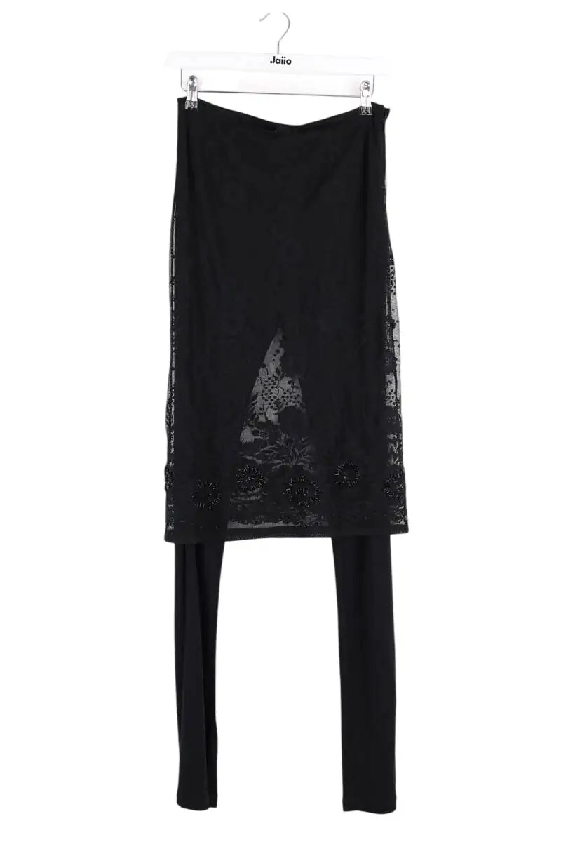 Jupe Dolce & Gabbana Noir en Synthétique, taille L - Seconde Main