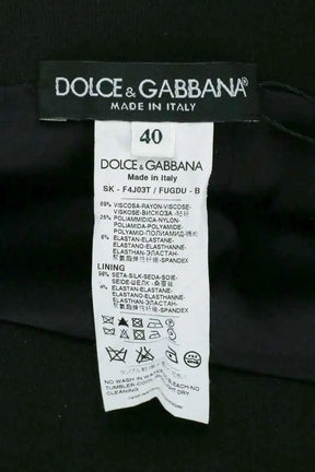 Jupe Dolce & Gabbana Noir en Viscose