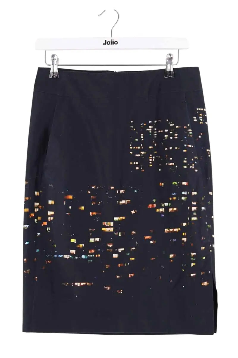 Jupe Dries Van Noten Noir en Coton, taille S - Seconde Main
