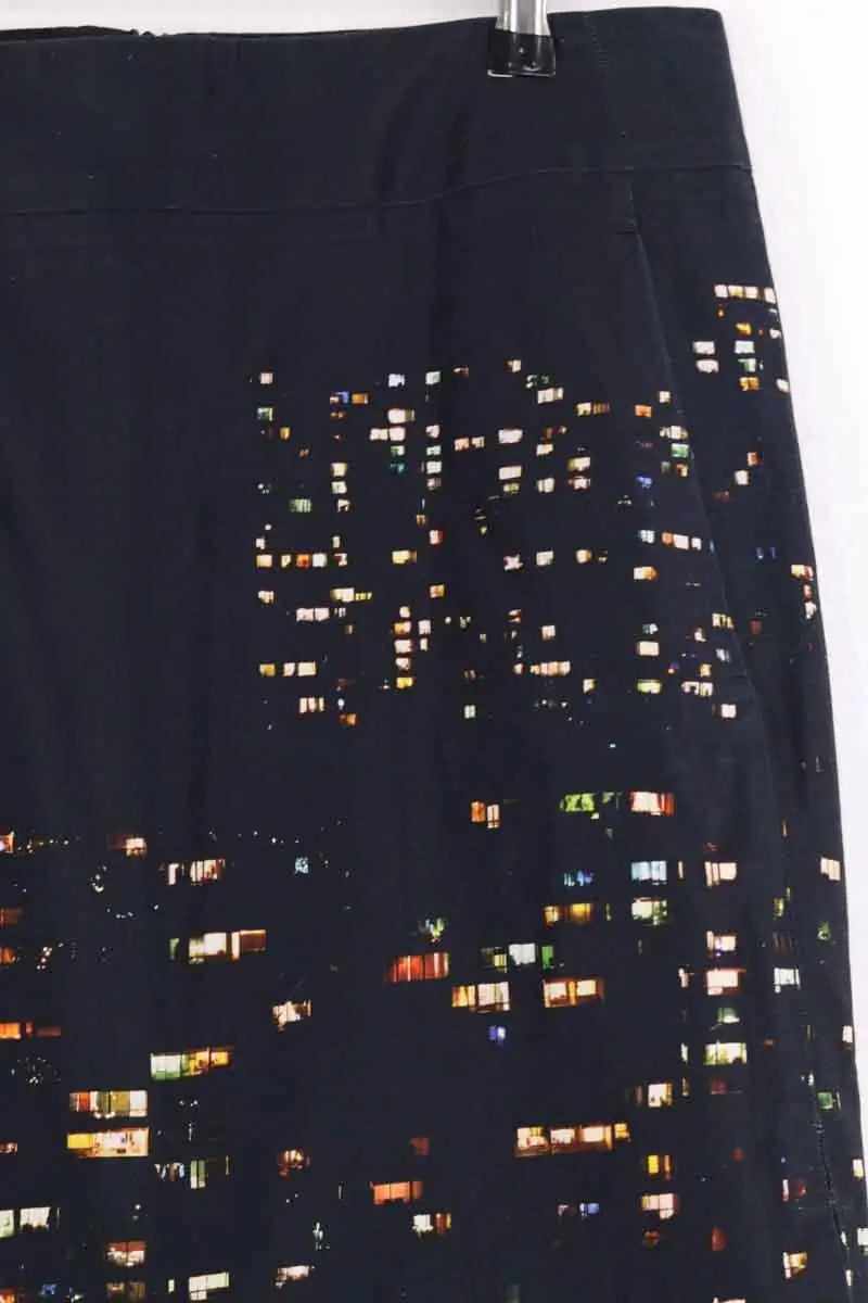 Jupe Dries Van Noten Noir en Coton