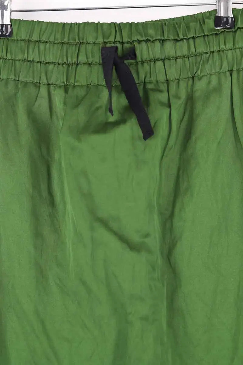Jupe Dries Van Noten Vert en Coton