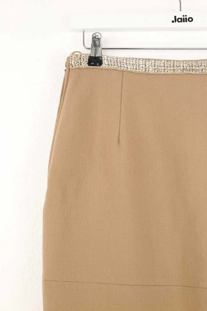 Jupe Elisabetta Franchi Camel en Laine