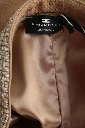Jupe Elisabetta Franchi Camel en Laine