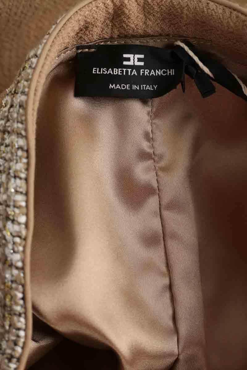Jupe Elisabetta Franchi Camel en Laine