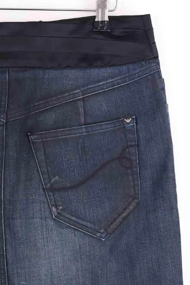 Jupe Emporio Armani Marine en Coton