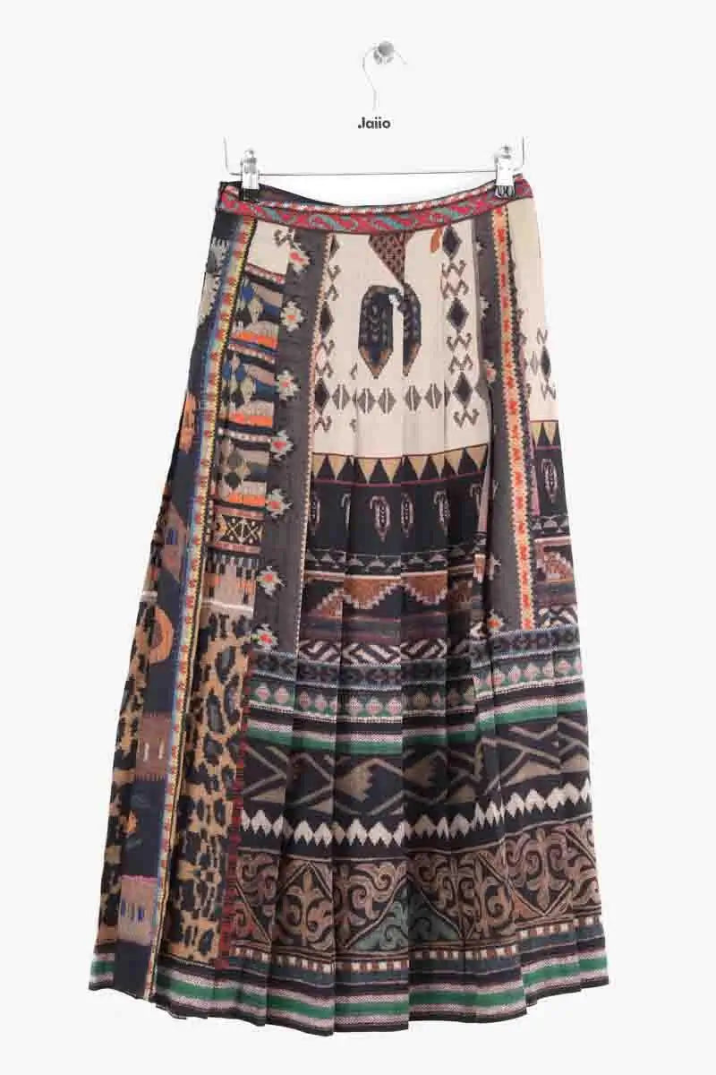 Jupe Etro Multicolore en Laine