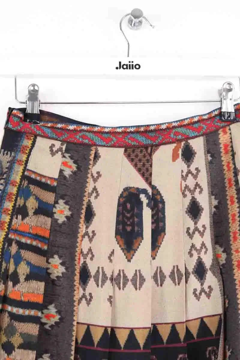 Jupe Etro Multicolore en Laine
