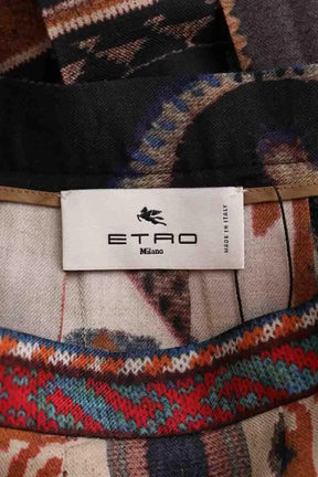 Jupe Etro Multicolore en Laine