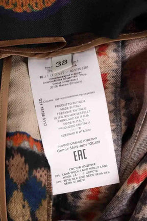 Jupe Etro Multicolore en Laine