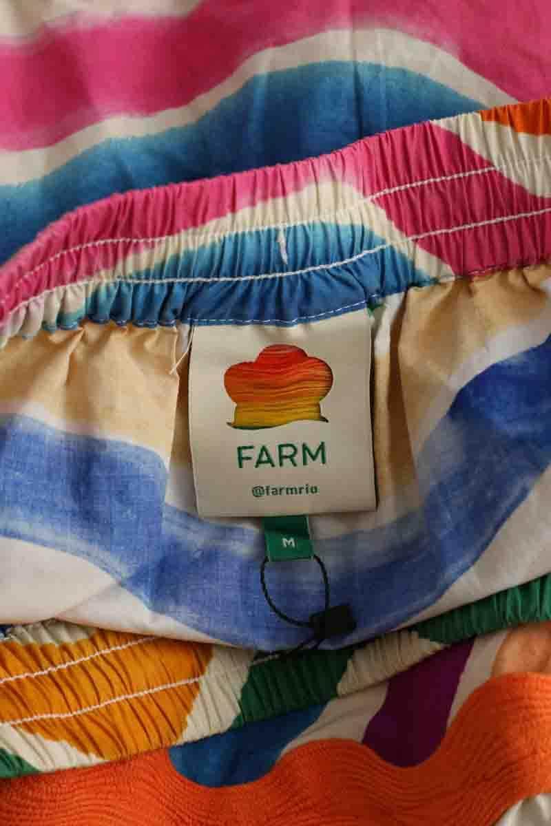 Jupe Farm Rio Multicolore en Coton