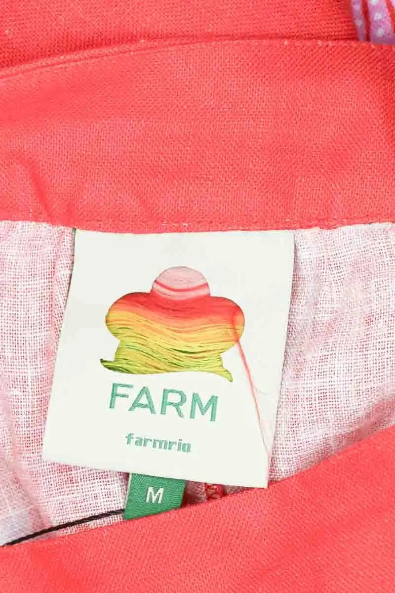 Jupe Farm Rio Rouge en Lin