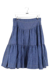 Jupe Fendi Bleu en Coton, taille XL - Seconde Main