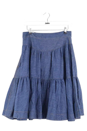 Jupe Fendi Bleu en Coton, taille XL - Seconde Main