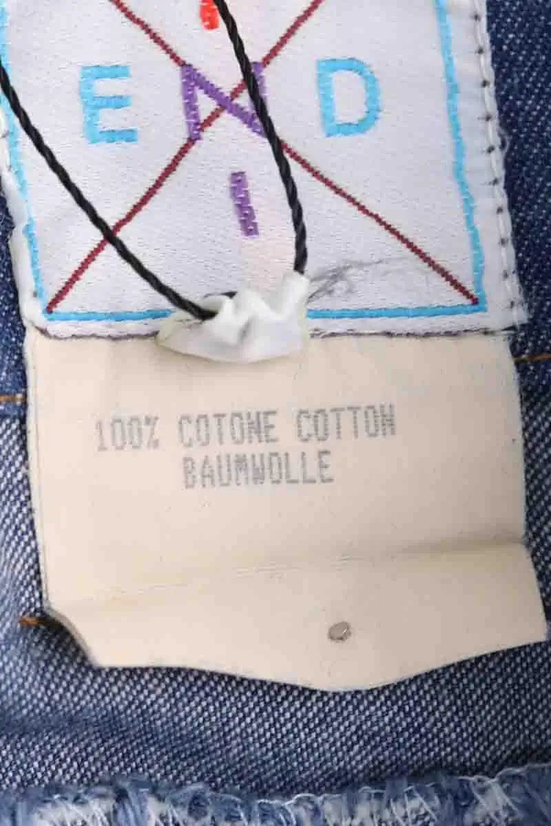 Jupe Fendi Bleu en Coton