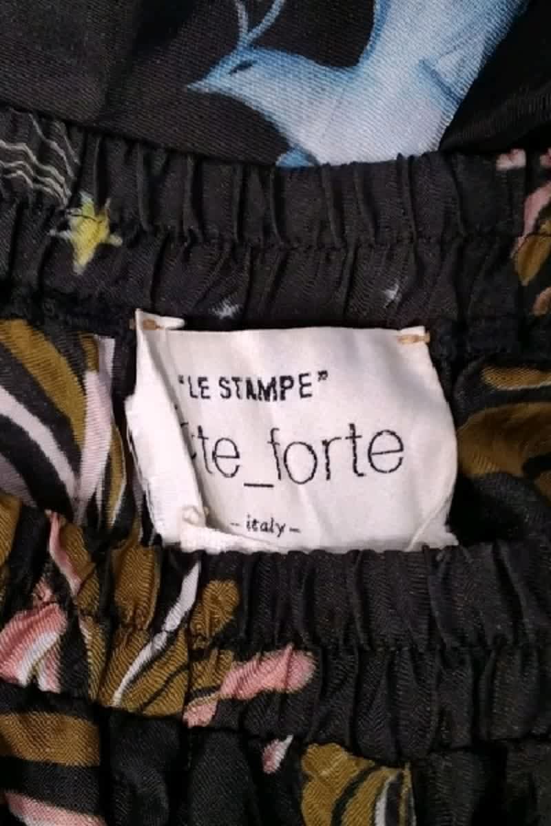 Jupe Forte_Forte Noir en Polyester