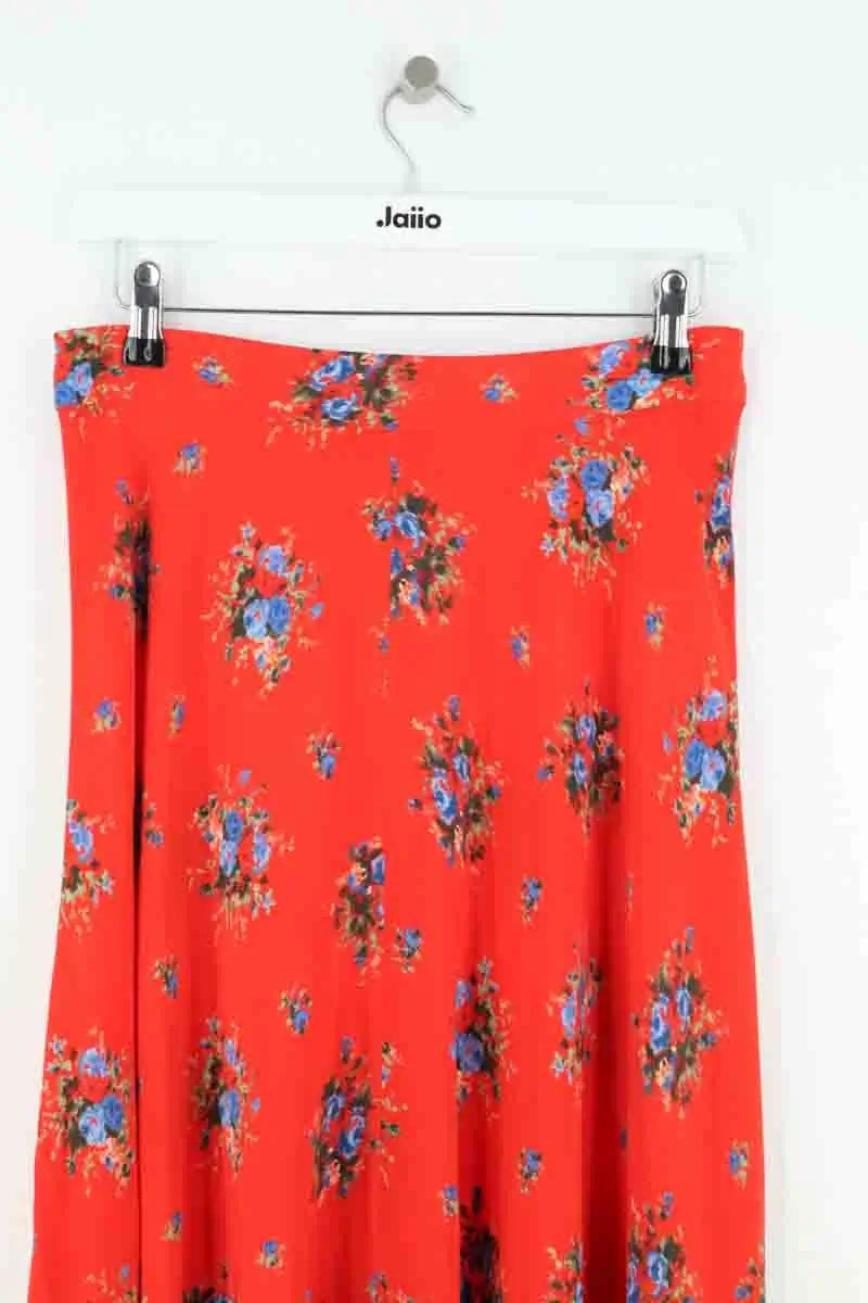 Jupe Ganni Rouge en Soie