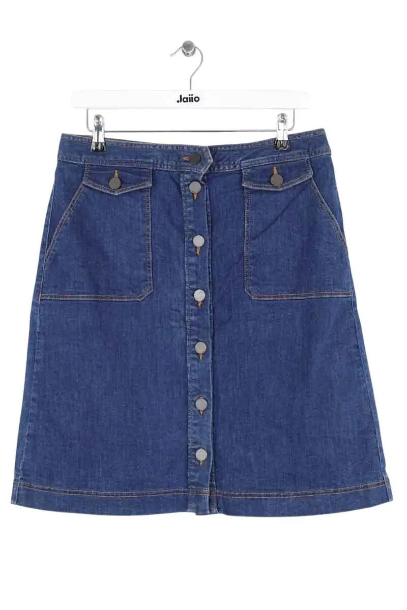 Jupe Gerard Darel Bleu en Coton, taille XL - Seconde Main