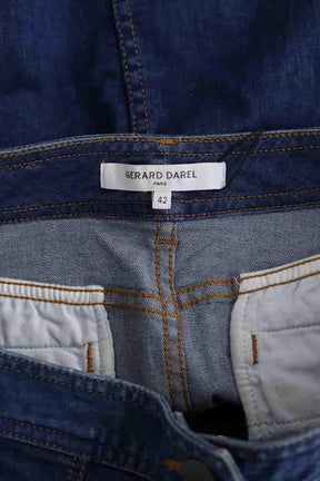 Jupe Gerard Darel Bleu en Coton