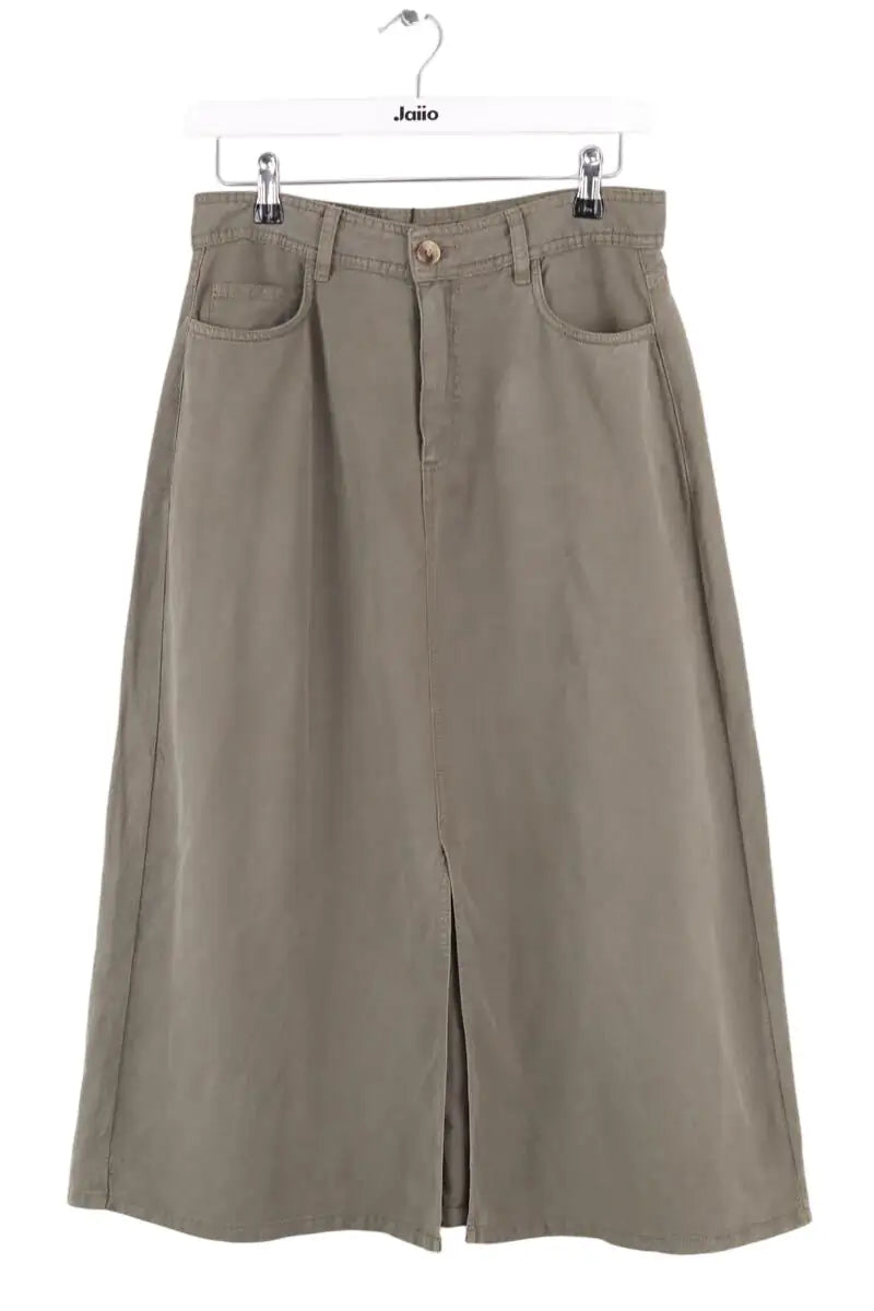 Jupe Gerard Darel Kaki en Synthétique, taille M - Seconde Main