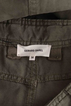 Jupe Gerard Darel Kaki en Synthétique