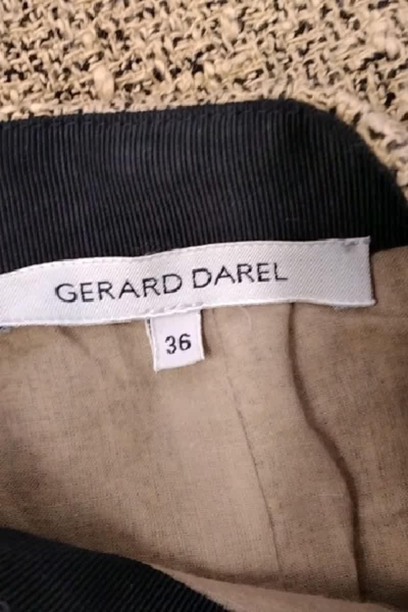 Jupe Gerard Darel Marron en Coton