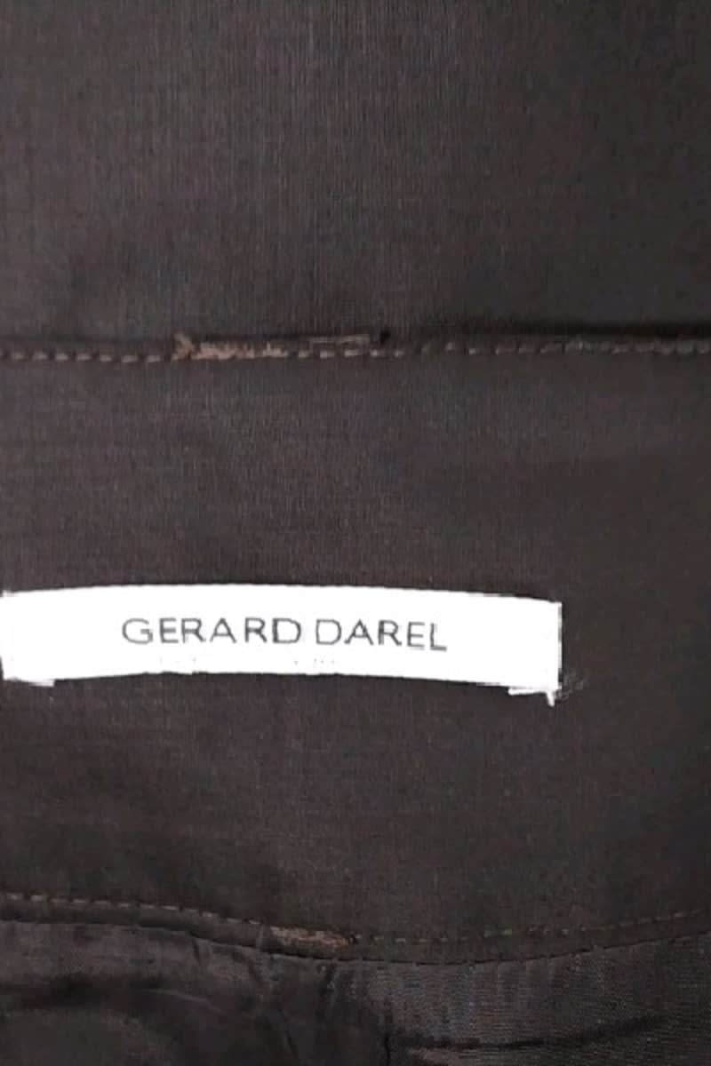 Jupe Gerard Darel Marron en Polyester