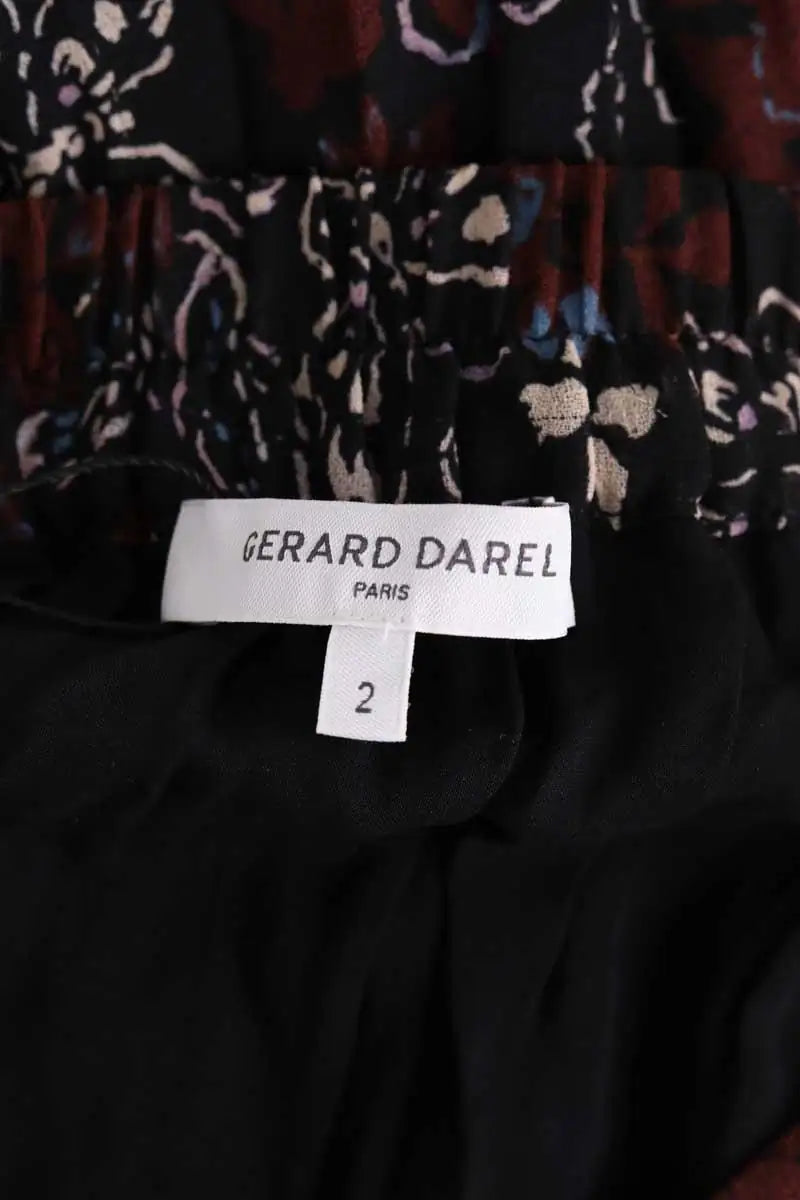 Jupe Gerard Darel Noir en Synthétique