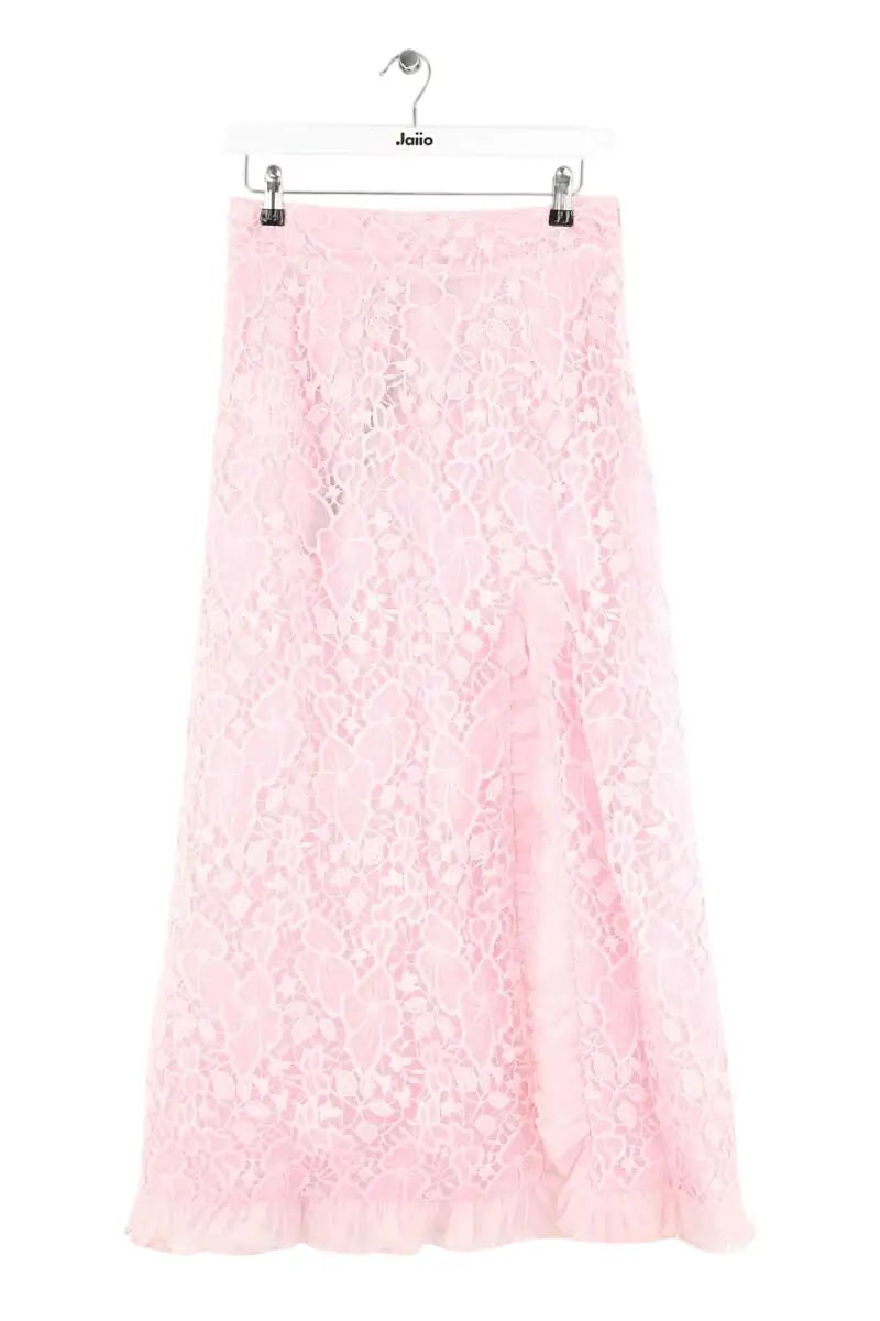 Jupe Giambattista Valli Rose en Coton, taille L - Seconde Main