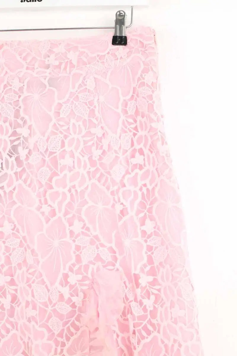 Jupe Giambattista Valli Rose en Coton
