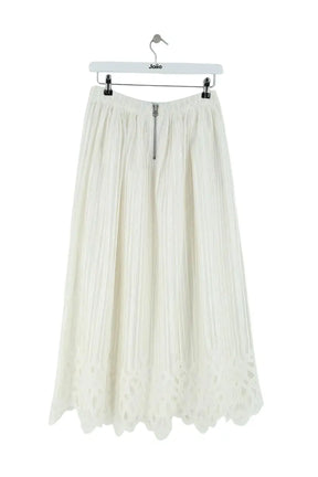Jupe Heimstone Blanc en Synthétique, taille M - Seconde Main