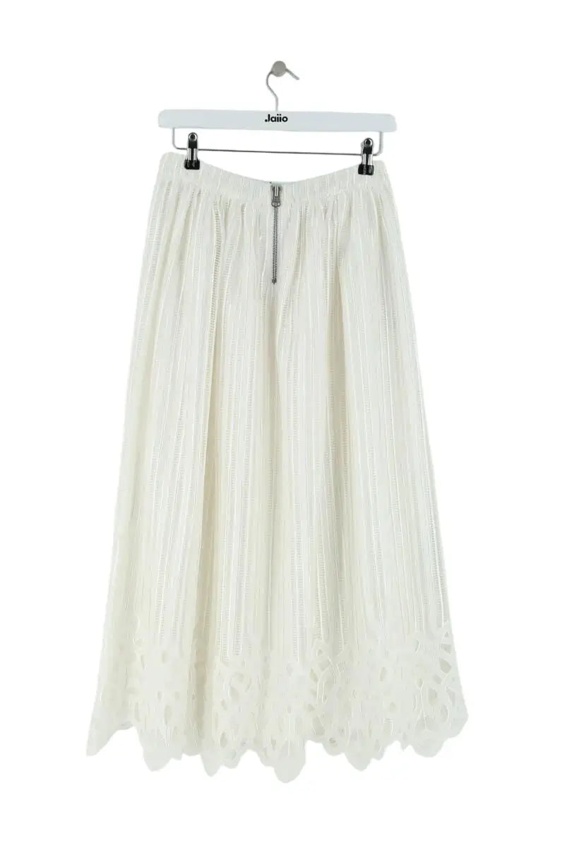 Jupe Heimstone Blanc en Synthétique, taille M - Seconde Main