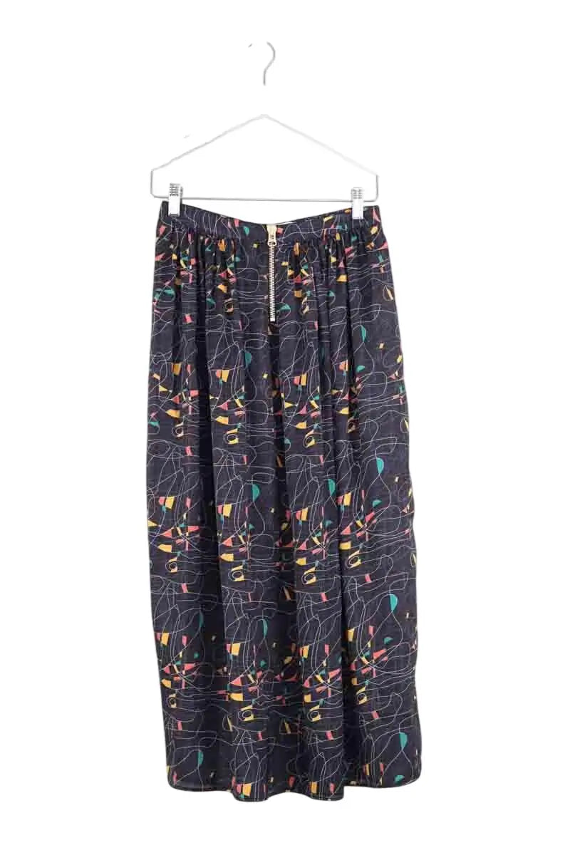 Jupe Heimstone Marine en Synthétique, taille S - Seconde Main