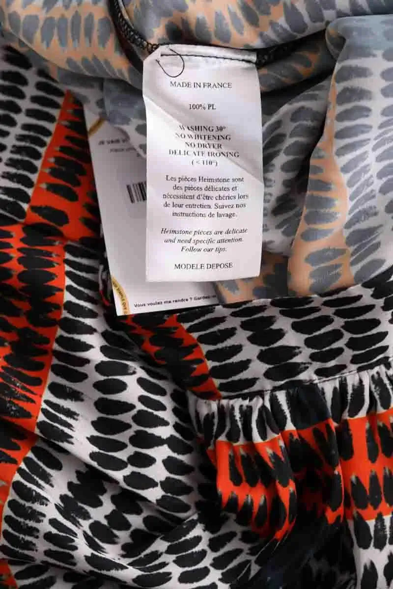 Jupe Heimstone Orange en Synthétique