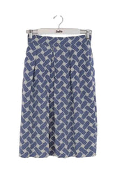 Jupe Hermès Bleu en Lin, taille L - Seconde Main