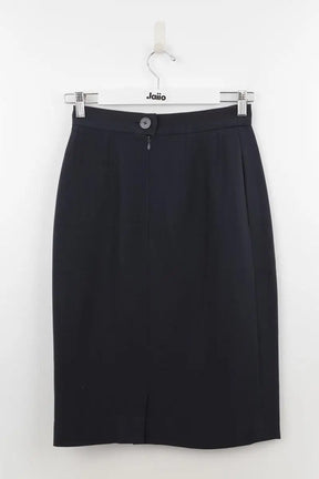 Jupe Hermès Marine en Viscose
